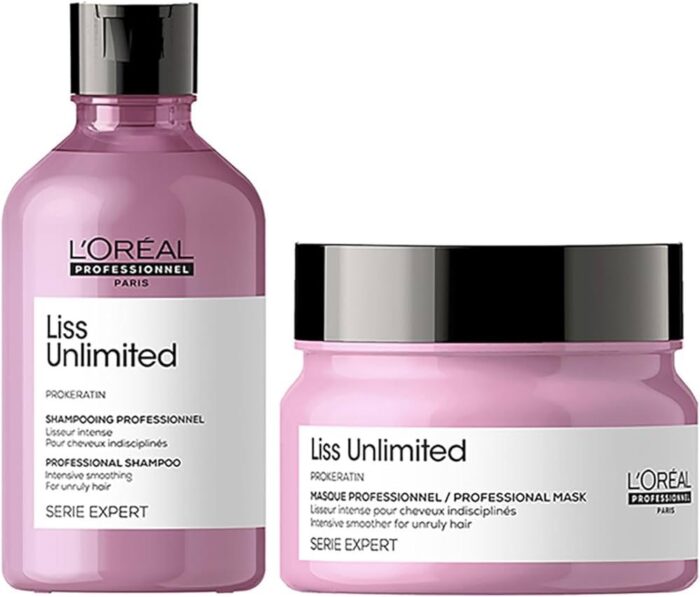 L'Oréal Professionnel Liss Unlimited Shampoo & Mask Comb